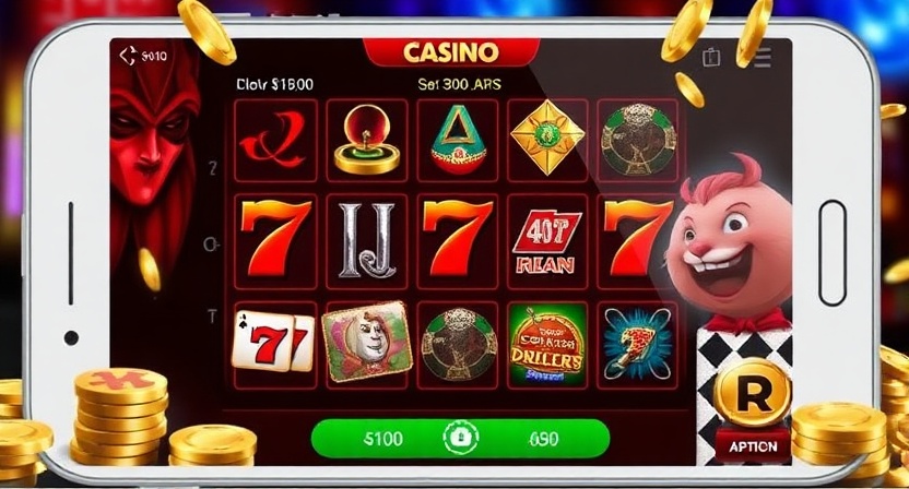 3333BET mobile casino app interface